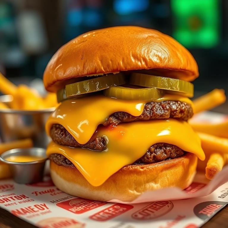 Flame Stack Burger