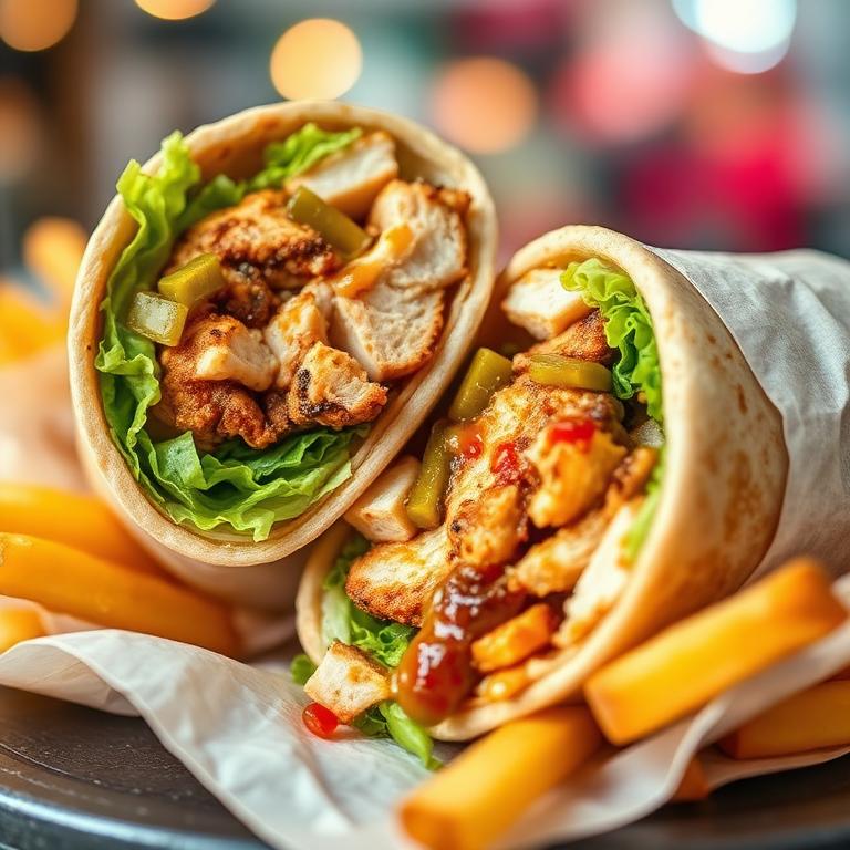 Charred Chicken Shawarma Wrap